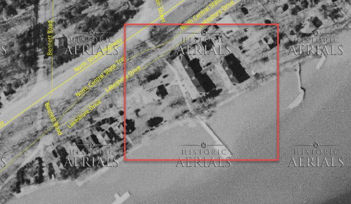 Hotel Top-In-A-Bee - 1954 Aerial Photo (newer photo)